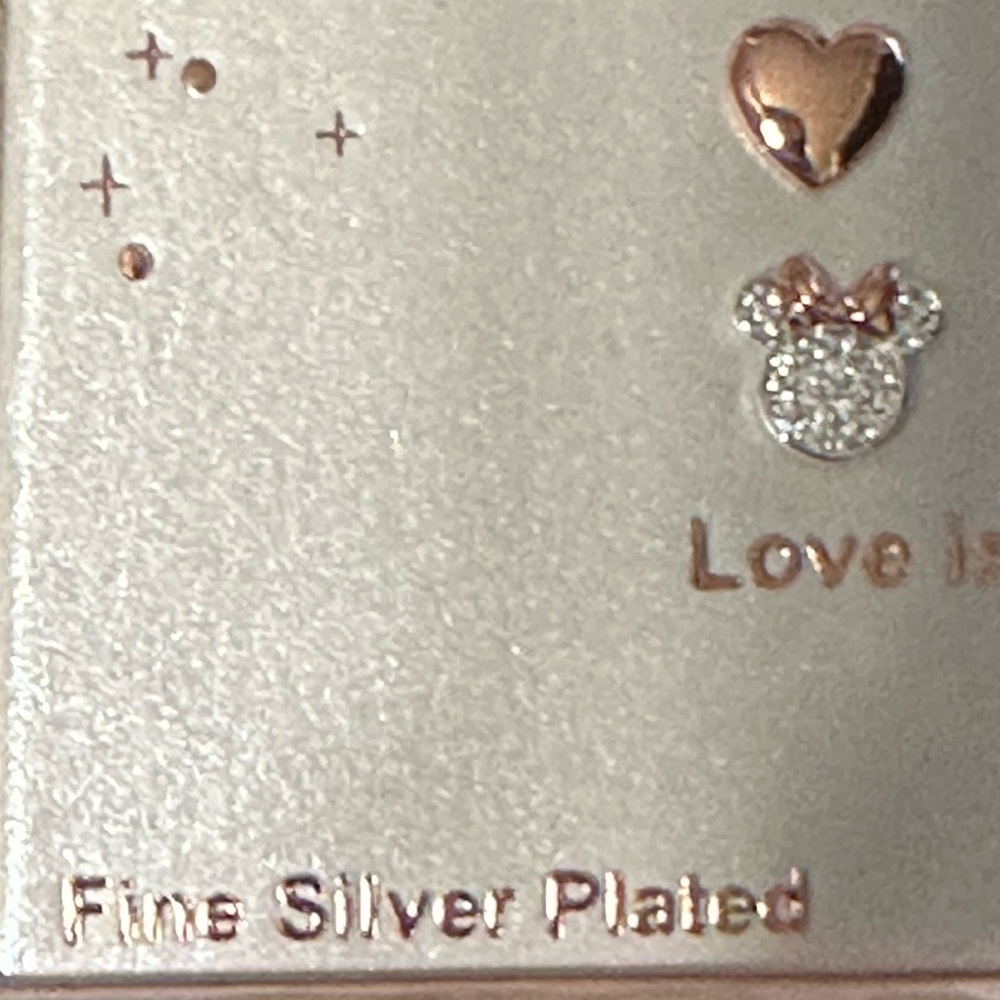 Disney love is Bowtiful earrings set of 3  NWT - Picture 2 of 11